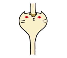 Long long necked CAT 2 sticker #4850506