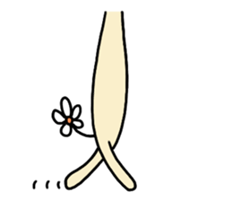 Long long necked CAT 2 sticker #4850517