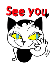 Sexy cat coco sticker #4850719