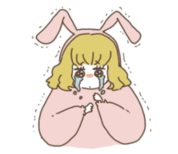 Shikako and company in a forest sticker #4851026