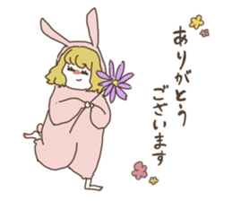 Shikako and company in a forest sticker #4851038