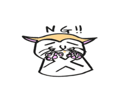 Everyday sticker of cat Nonta. sticker #4851383