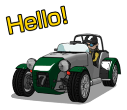 The drive which feels a wind sticker #4852448