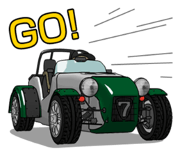 The drive which feels a wind sticker #4852450