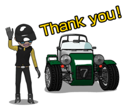 The drive which feels a wind sticker #4852474