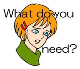 His and my story! (English Ver.) sticker #4854070