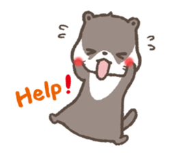 mild-Otter sticker #4854495