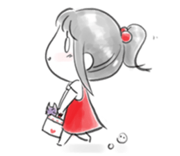 Smallumbrella : Kitty's time sticker #4854695