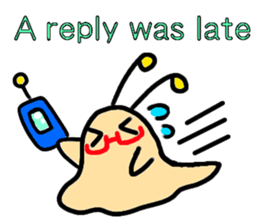 Alien slug(English) sticker #4854864