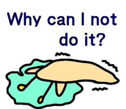 Alien slug(English) sticker #4854883