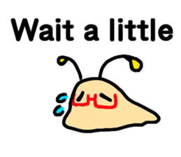 Alien slug(English) sticker #4854888