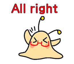 Alien slug(English) sticker #4854895