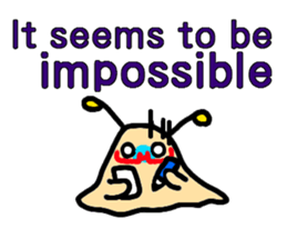 Alien slug(English) sticker #4854896