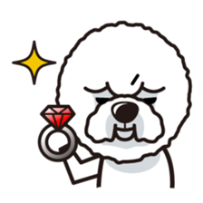 iinu - Bichon Frise sticker #4855187