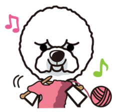 iinu - Bichon Frise sticker #4855194