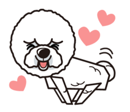 iinu - Bichon Frise sticker #4855199