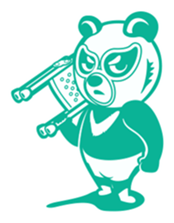 Wrestling Bear sticker #4855344