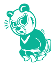 Wrestling Bear sticker #4855346