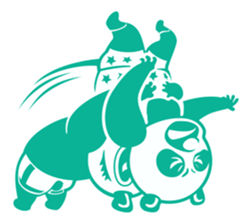 Wrestling Bear sticker #4855351