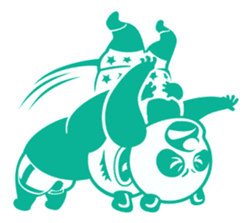 Wrestling Bear sticker #4855351