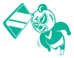 Wrestling Bear sticker #4855354