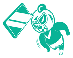 Wrestling Bear sticker #4855354