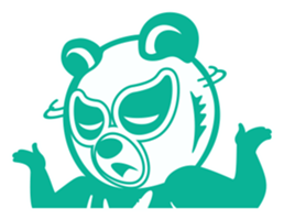 Wrestling Bear sticker #4855369