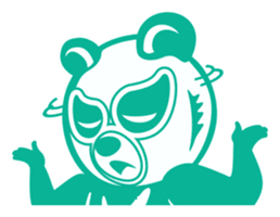 Wrestling Bear sticker #4855369