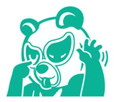 Wrestling Bear sticker #4855373