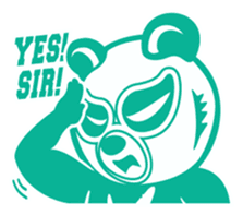 Wrestling Bear sticker #4855374