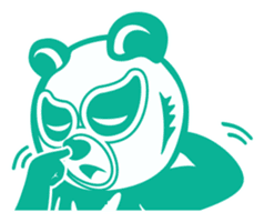 Wrestling Bear sticker #4855375