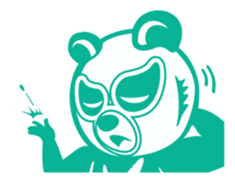 Wrestling Bear sticker #4855376
