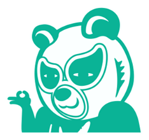 Wrestling Bear sticker #4855381