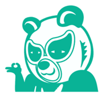 Wrestling Bear sticker #4855381