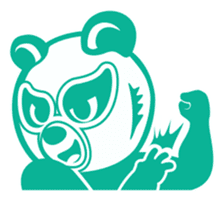 Wrestling Bear sticker #4855382