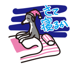 Italian Greyhound MANIA ! sticker #4855505