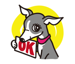 Italian Greyhound MANIA ! sticker #4855525