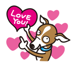 Italian Greyhound MANIA ! sticker #4855540