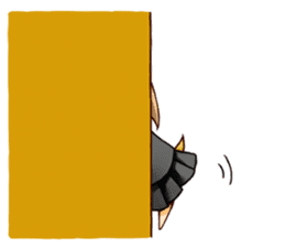 Round horn "Yagiko-san" sticker #4855945