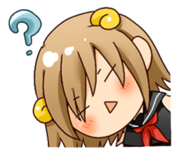 Round horn "Yagiko-san" sticker #4855950