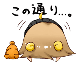 Round horn "Yagiko-san" sticker #4855973