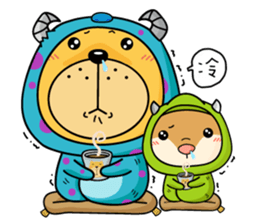 Munai Kuma and Friends 3 sticker #4856714