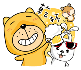 Munai Kuma and Friends 3 sticker #4856733