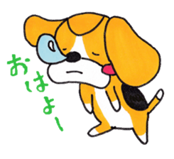 Pretty Beagle sticker #4856864