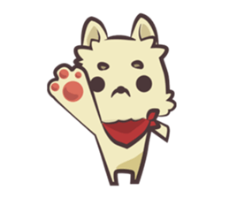 Cream's dog sticker #4857944