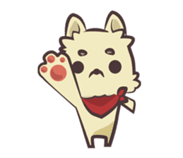 Cream's dog sticker #4857944