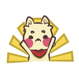 Cream's dog sticker #4857956