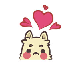 Cream's dog sticker #4857957