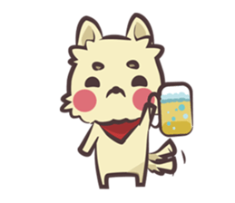 Cream's dog sticker #4857958