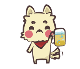 Cream's dog sticker #4857958